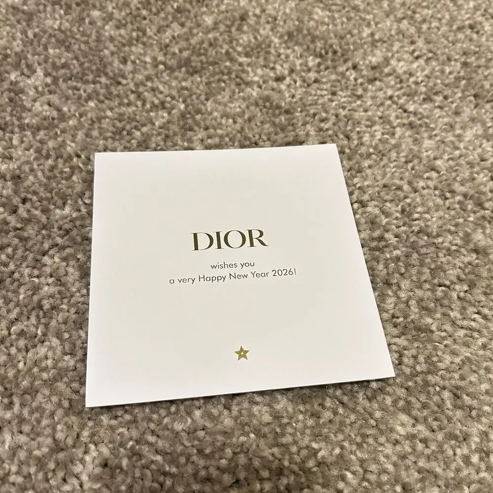 EMPTY REPLACEMENT BOX & DUST BAG ONLY - Christian Dior Small w/ 2026 New Years